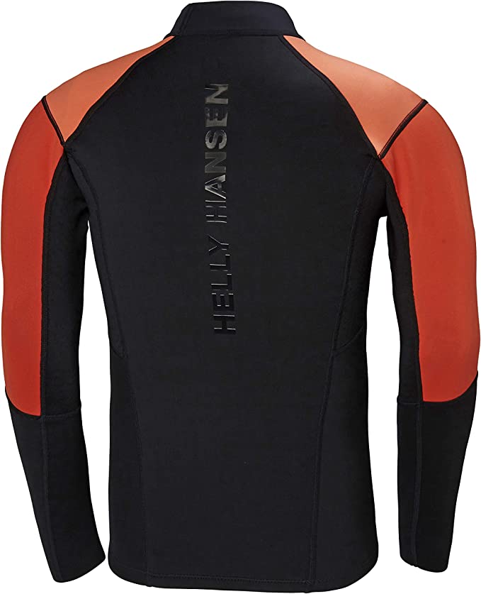 unisex neoprenový top - WATERWEAR TOP - oranžovočerný