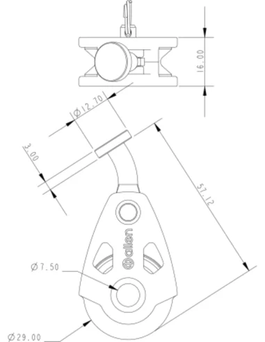 kladka kikingu ALLEN 30mm