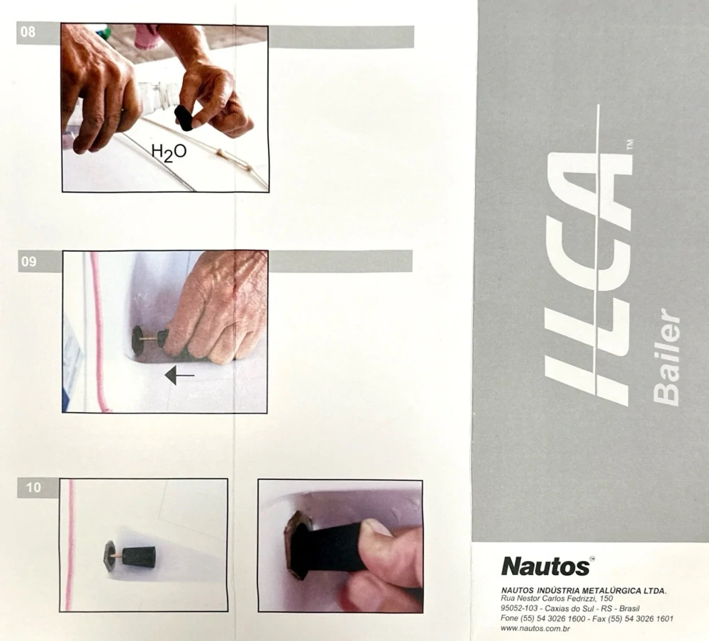 ILCA Vypouštěcí mechanismus Laser - Self Bailer